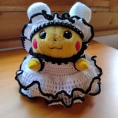 ピカチュウ 着せ替えドレス かぎ針編みのサムネイル