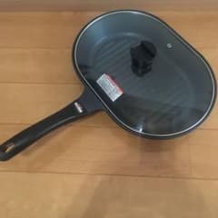 【中古】フィッシュ＆グリルパン（強化ガラス蓋付）のサムネイル