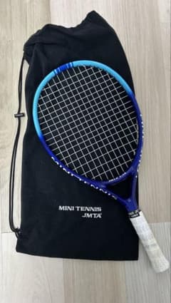 JMTA ミニテニスラケット 青と白 JMTA ミニテニスラケット 青と白 - メルカリ