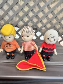 ☆希少☆1966スヌーピー ピーナッツ ポケットドール 3体セット - メルカリ