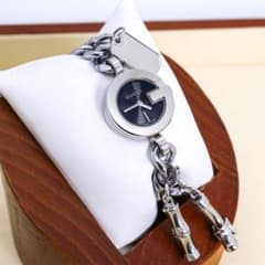 稼働 GUCCI 腕時計 シェーヌダンクル チェーン Gフェイス 2858 - メルカリ