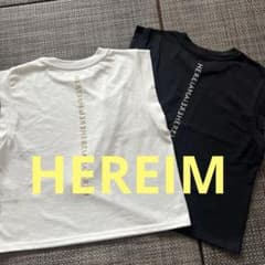 HEREIAM ノースリーブ Tシャツ 2枚セット ホワイト・ブラック　サイズ2のサムネイル