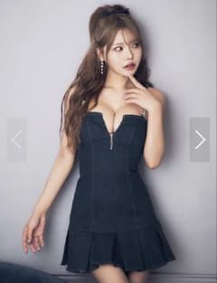 ダークブルーデニムジップアップドレスre様専用のサムネイル