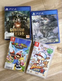 PS4・Switch ゲームソフト 4本セット 未開封 未使用のサムネイル