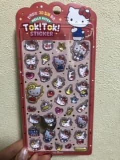 ハローキティ 3Dステッカー Tok!Tok! 正規品のサムネイル