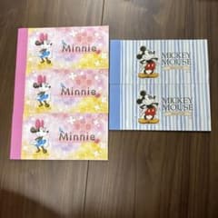 ミニー ミッキー メモ帳 セットのサムネイル