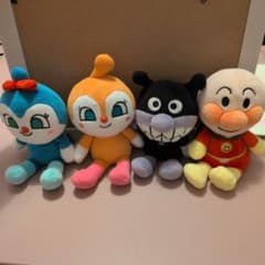 アンパンマンキャラクターぬいぐるみ4体セットのサムネイル