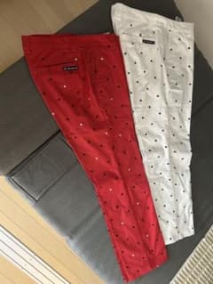 ☆and per se ☆アンパスィ⭐︎パンツ 2色セット【レッド・ホワイト