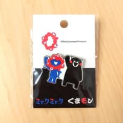 ミャクミャク×くまモン ピンバッジ EXPO2025 大阪関西万博【新品未開封