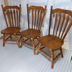 【B】OLD HIPPY WOOD PRODUCTS ビンテージカナダ製　1脚分 C】OLD HIPPY WOOD PRODUCTS ビンテージカナダ製 1脚分 - メルカリ