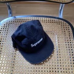 SUPREME ジェットキャップ BOXロゴ ブラック 黒 レザーストラップ