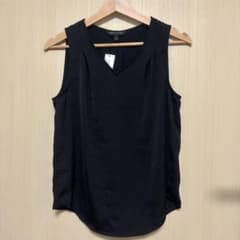 BANANA REPUBLIC ノースリーブ ブラウス ブラック Sのサムネイル