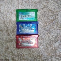 ポケットモンスター エメラルド・サファイア・ルビー 3本セットのサムネイル