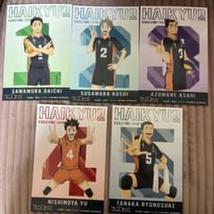 ハイキュー!! 烏野高校 ブロマイド 8枚セットのサムネイル