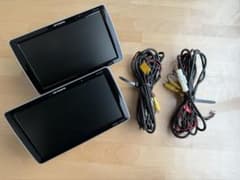 カロッツェリア　リアモニター　TVM-PW910T ２台セットのサムネイル