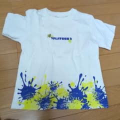 Splatoon 3 스플래시 디자인 T 셔츠 130 유니클로
