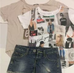 オゾック デニムパンツ Tシャツ2枚 3点セットのサムネイル