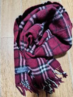 【美品】BURBERRY LONDON ノバチェック ラムウール マフラー 英国 Burberry London】ウール マフラー ノバチェック レッド - メルカリ