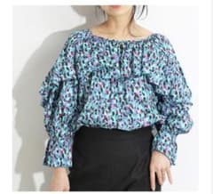 IENA LA BOUCLE LIBERTY ラッフルスリーブブラウス - メルカリ