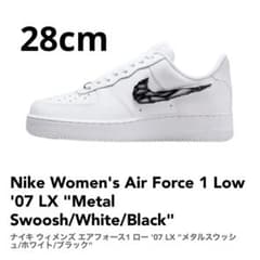 Nike WMNS AF1 Low LX Metal Swoosh 28cm 白 - メルカリ