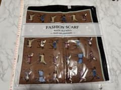 新品 FASHION SCARF 馬柄 ブラウン スカーフ バンダナのサムネイル
