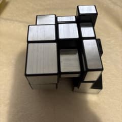 金属製立方体パズル シルバー ブラックのサムネイル