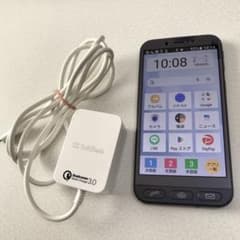 シンプルスマホ4  32gb  704SH ネイビー　SIM解除済　美品のサムネイル