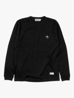 新品！[CAMPFREE] サーファー ロングTシャツ6.6oz ブラックのサムネイル