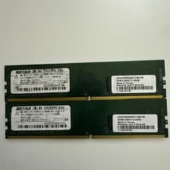 BUFFALO MV-D4U2666-X4G DDR4 4GB 2枚セット - メルカリ