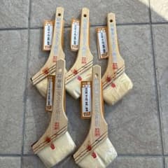 アサヒペン 最上級ニス・ステイン用 刷毛 85mm 5本セットのサムネイル