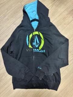 VOLCOM リバーシブル ジップアップパーカー ブラック XL相当のサムネイル
