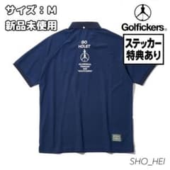 【新品】Penguin by Golfickersポロシャツ（M） 新品】Penguin × Golfickersポロシャツ（ネイビーM） - メルカリ