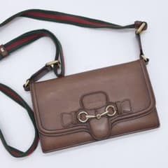 GUCCI コンバーチブルウォレット GGホースビット 長財布 レザー