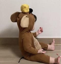 【新品未使用】ハロウィン仮装 ネズミ 90 韓国服のサムネイル