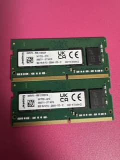 Kingston ノート用メモリ 16GB(8GB×2枚)DDR4-3200AA - メルカリ