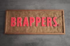［レア］BRAPPERS 木製看板　ヴィンテージウッドサイン レア］BRAPPERS 木製看板 ヴィンテージウッドサイン - メルカリ