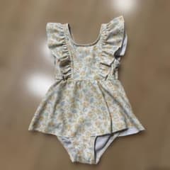花柄フリルベビー水着 90サイズのサムネイル