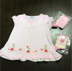 ミキハウス❁Tシャツ&靴下2つのサムネイル