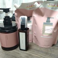 cocone クレイクリームシャンプー 空ボトル＋詰め替え2個＋ヘアオイル