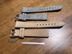 腕時計ベルト 18mm スエード仕上げ　2種セットのサムネイル