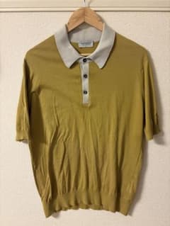 JOHN SMEDLEY 19SS クレリックニットポロ-Yellow/L - メルカリ