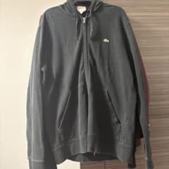 LACOSTE ジップアップパーカー ブラック サイズ4のサムネイル