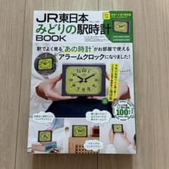 JR東日本 みどりの駅時計 BOOK アラームクロック　新品　未開封のサムネイル