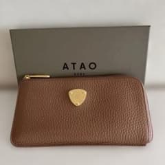 【美品】アタオ スリモ ケリー アーモンド 長財布 アタオ⭐️長財布 スリモ ケリー アーモンド - メルカリ