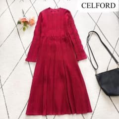 美品】セルフォード ロングスリーブディフォーメーションワンピース