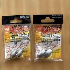 DECOY SV-34 ジグヘッド 18g 3/0 2個入のサムネイル