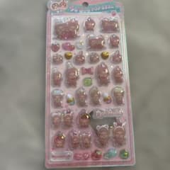 美*す様 モンチッチ うるちゅるポップシールのサムネイル