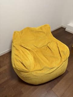 【たろ様専用】HUGME LOOSY 1人掛けビーズソファ本体 Mustardのサムネイル