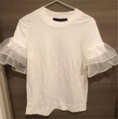♡るん様専用♡Adonisisフリル袖Tシャツ　Fサイズのサムネイル