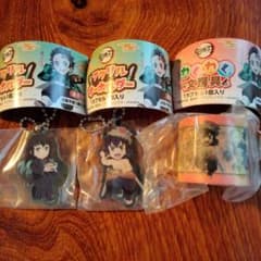 Demon Slayer: Kimetsu no Yaiba Acrylic Keychain (Mascot)King Tape 3-piece set